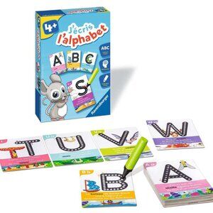 New Sealed Ravensburger Game J’écris l’alphabet ( I Write The 26 Alphabets) FR